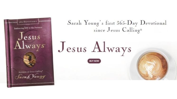 Now Available!  Jesus Always by Sarah Young